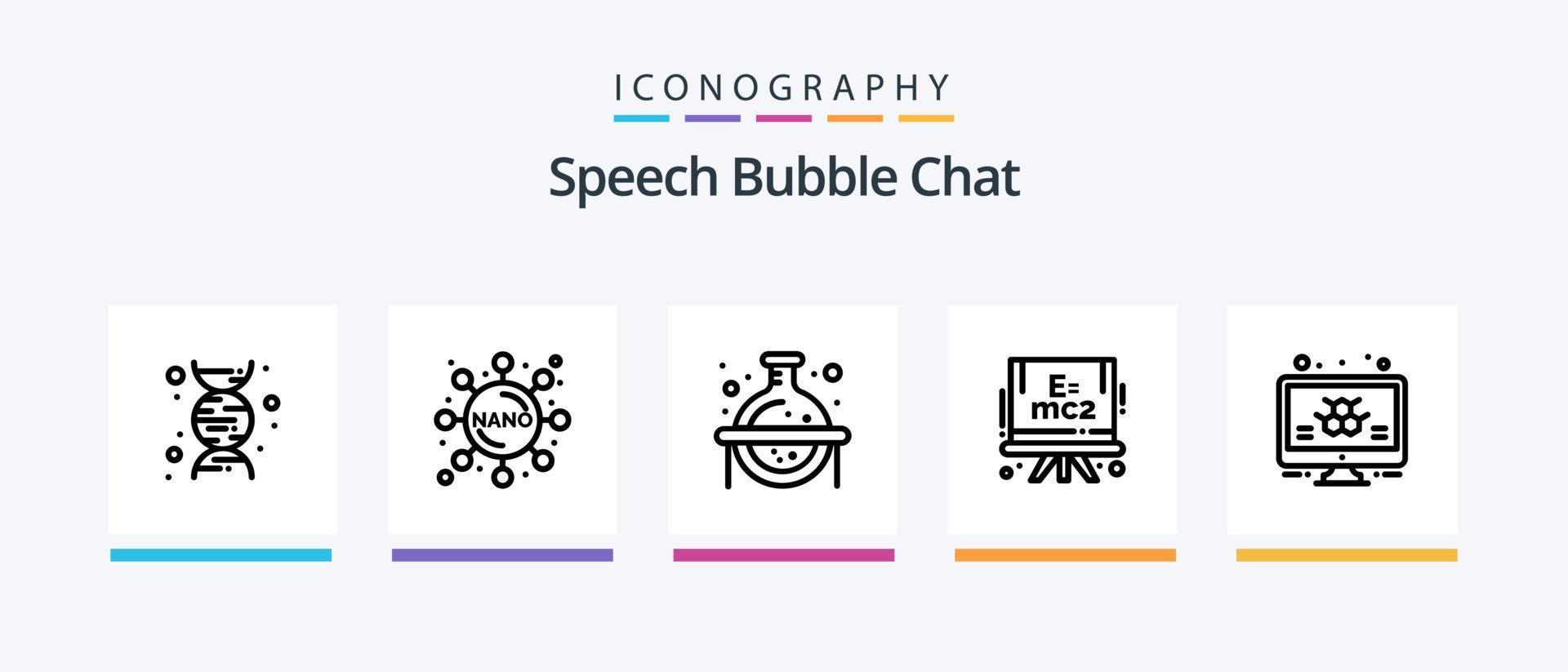 Chat Line 5 Icon Pack Including . success. message. speech. approve. Creative Icons Design vector