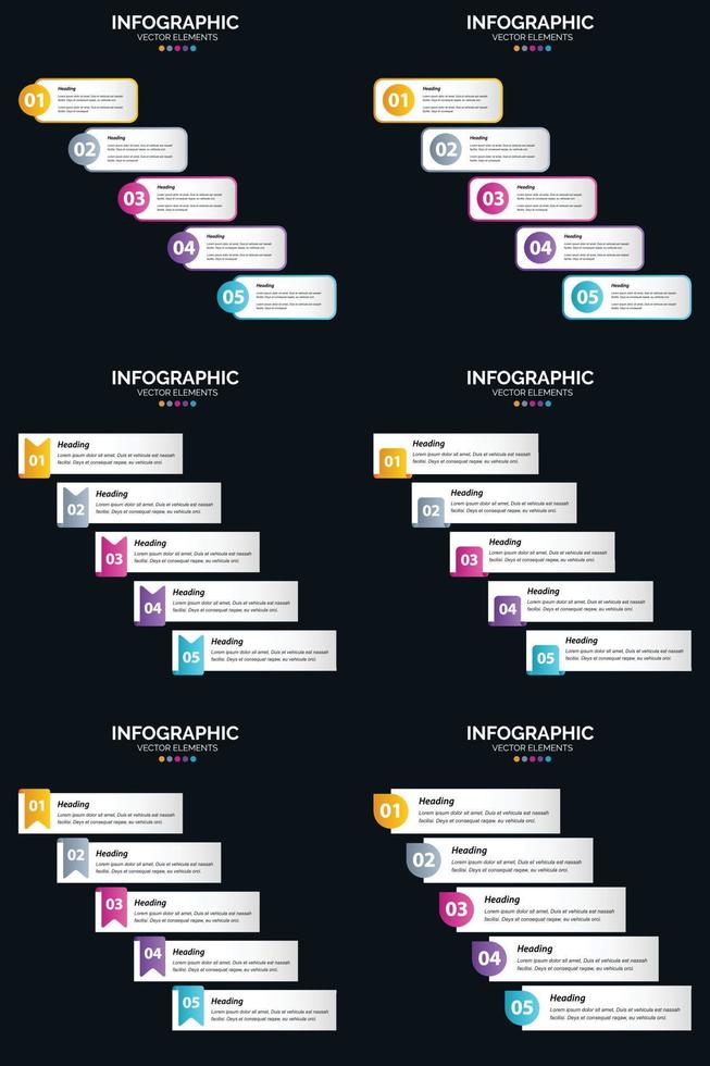 Make your presentation more engaging with vector infographics and timelines