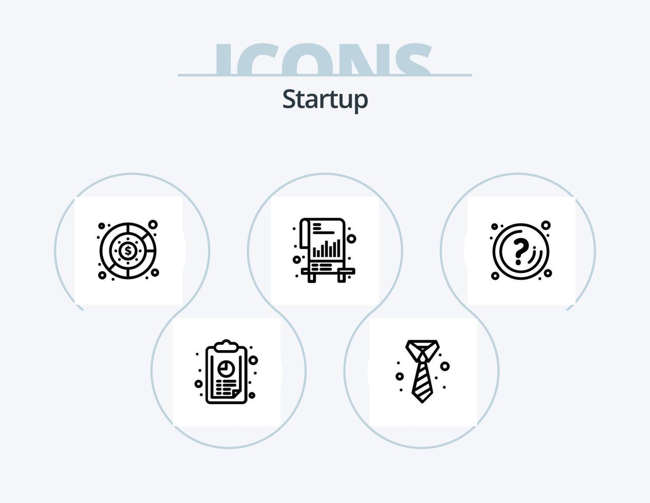 Startup Line Icon Pack 5 Icon Design. ideas. mobile shop. time. mobile. click mobile vector