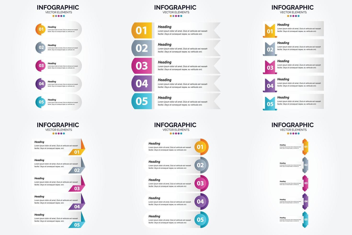 Utilice este conjunto de infografías de ilustración vectorial para publicidad en un folleto. volantes. o revista. vector