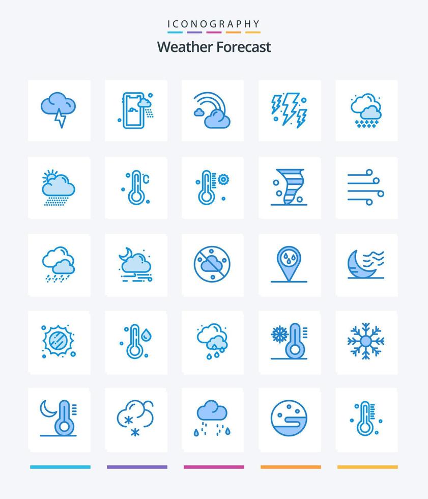 Creative Weather 25 Blue icon pack  Such As weather. cloud. forecast. weather. energy vector