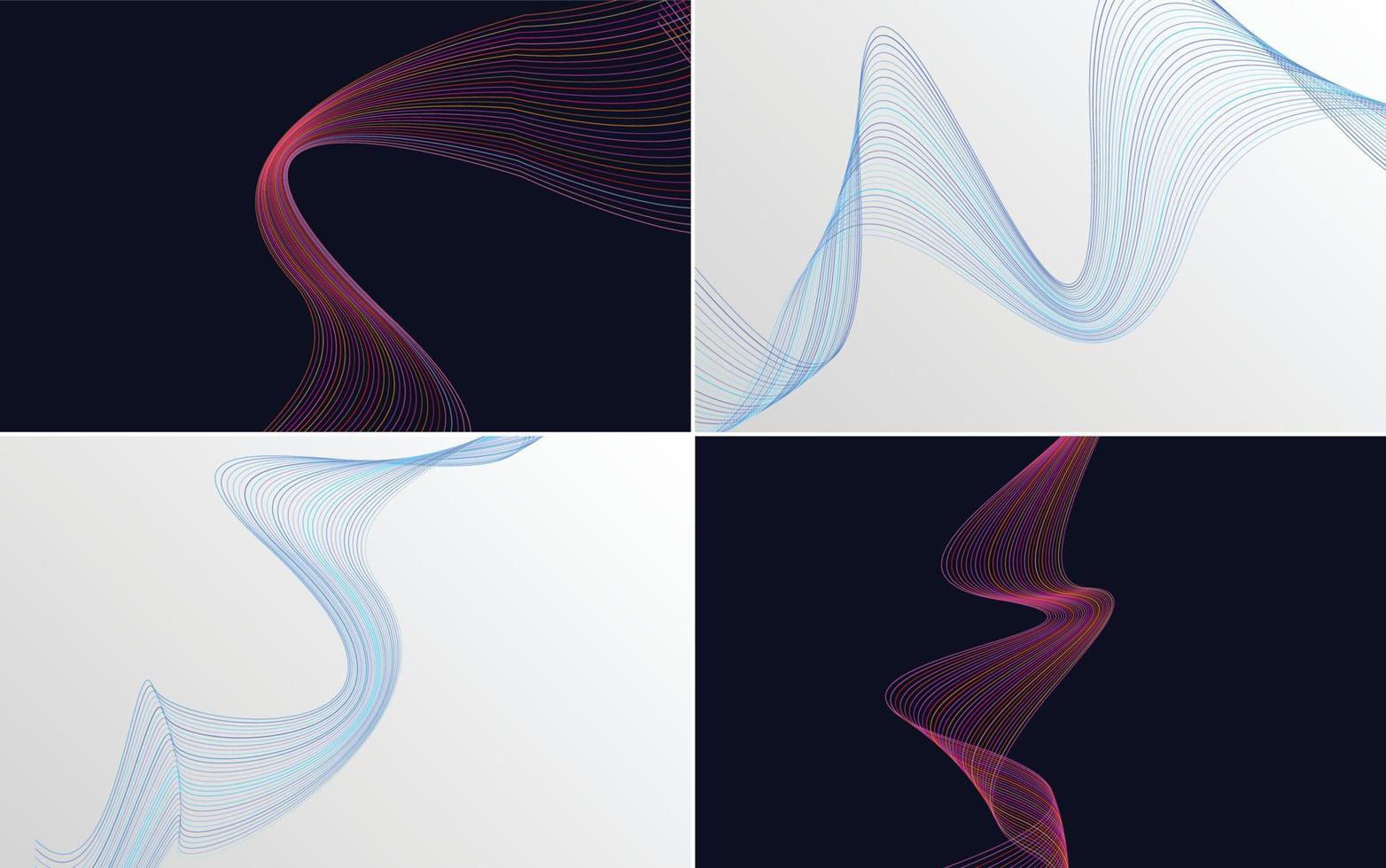 Use this vector background pack to create a unique and memorable presentation