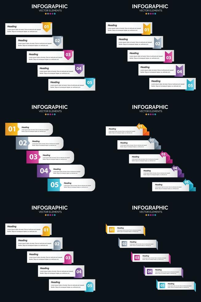 Elevate your presentation with vector infographics and cycle diagrams