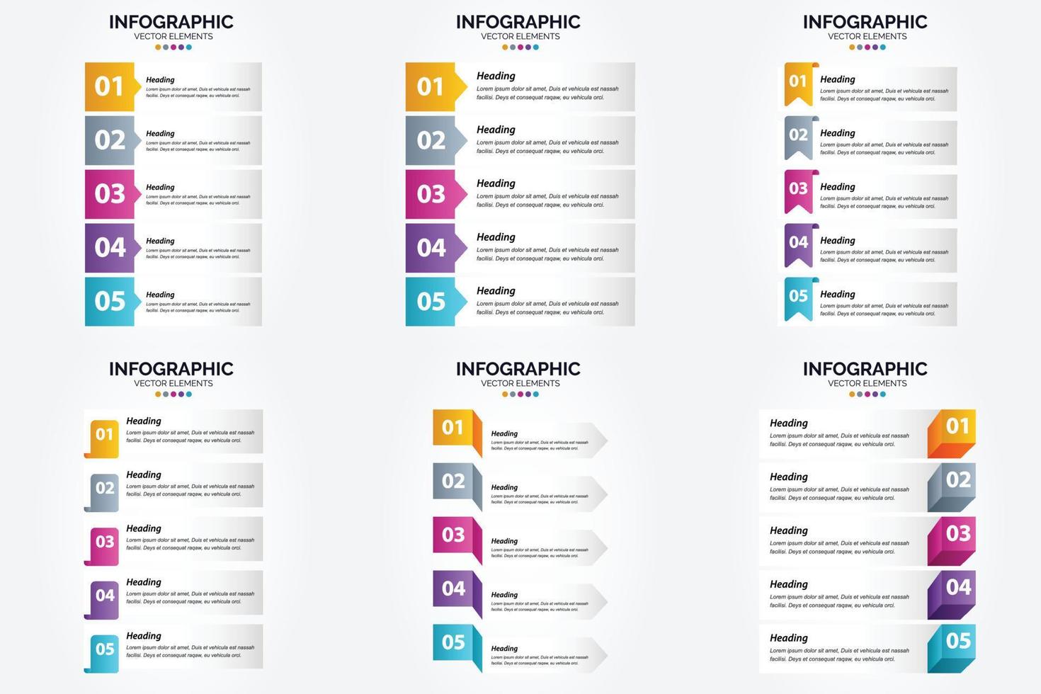 Use these vector illustrations to create unique infographics for advertising. brochures. flyers. and magazines.