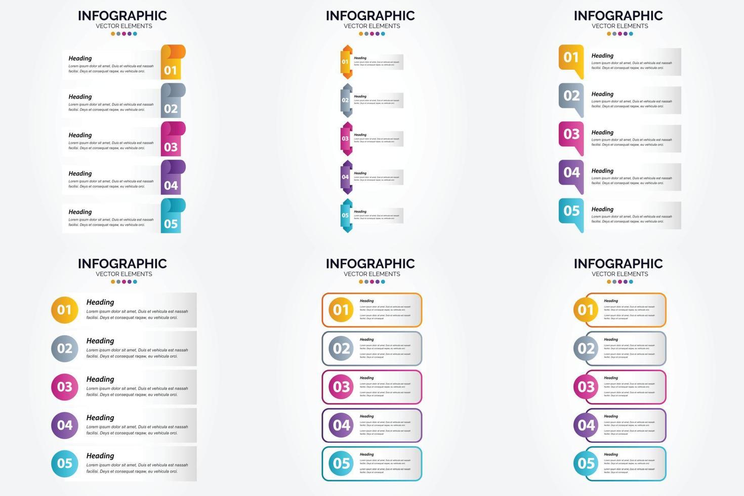 These vector illustration infographics are ideal for advertising in a brochure. flyer. or magazine.