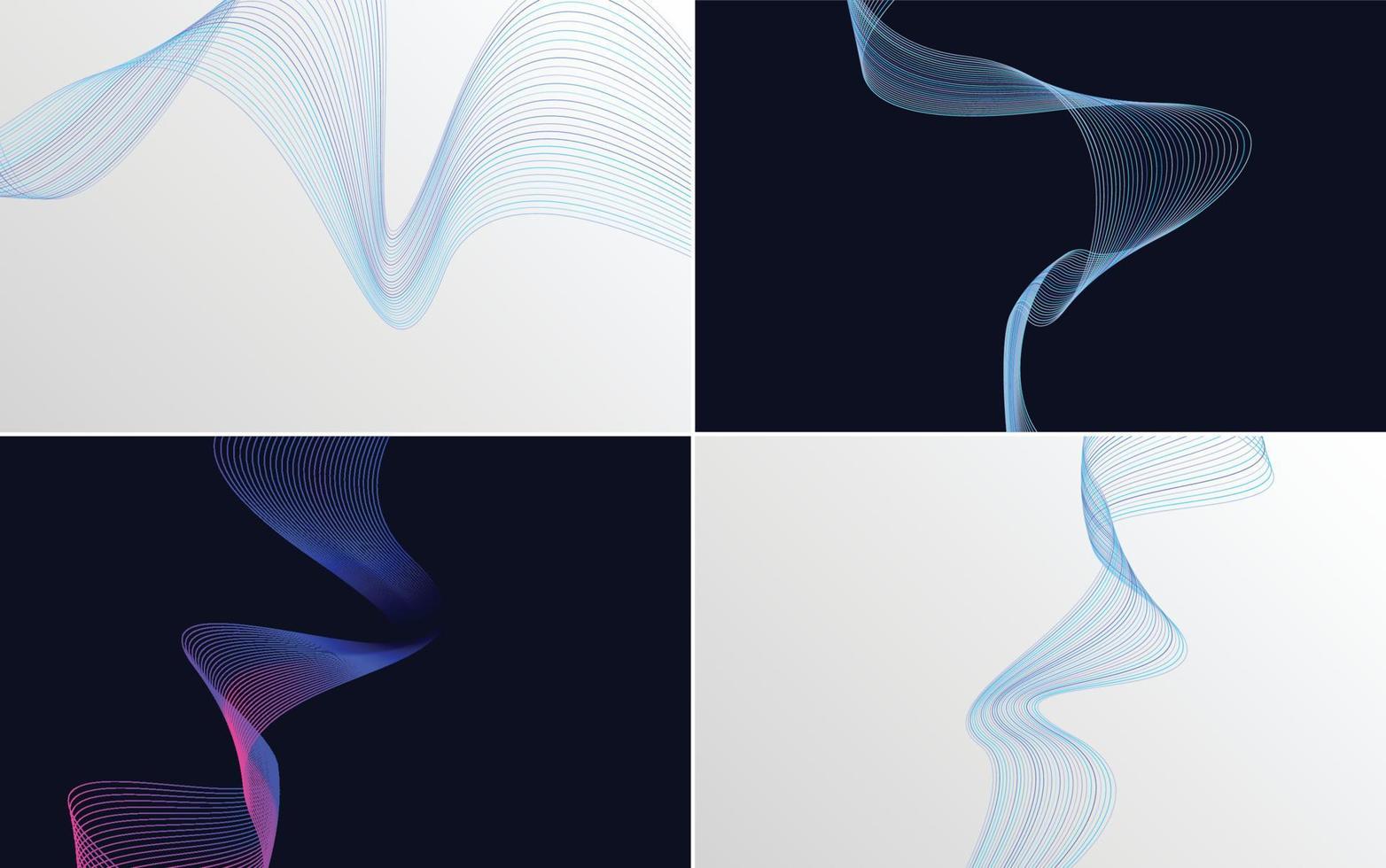 Use this pack of vector backgrounds to add a touch of sophistication to your designs