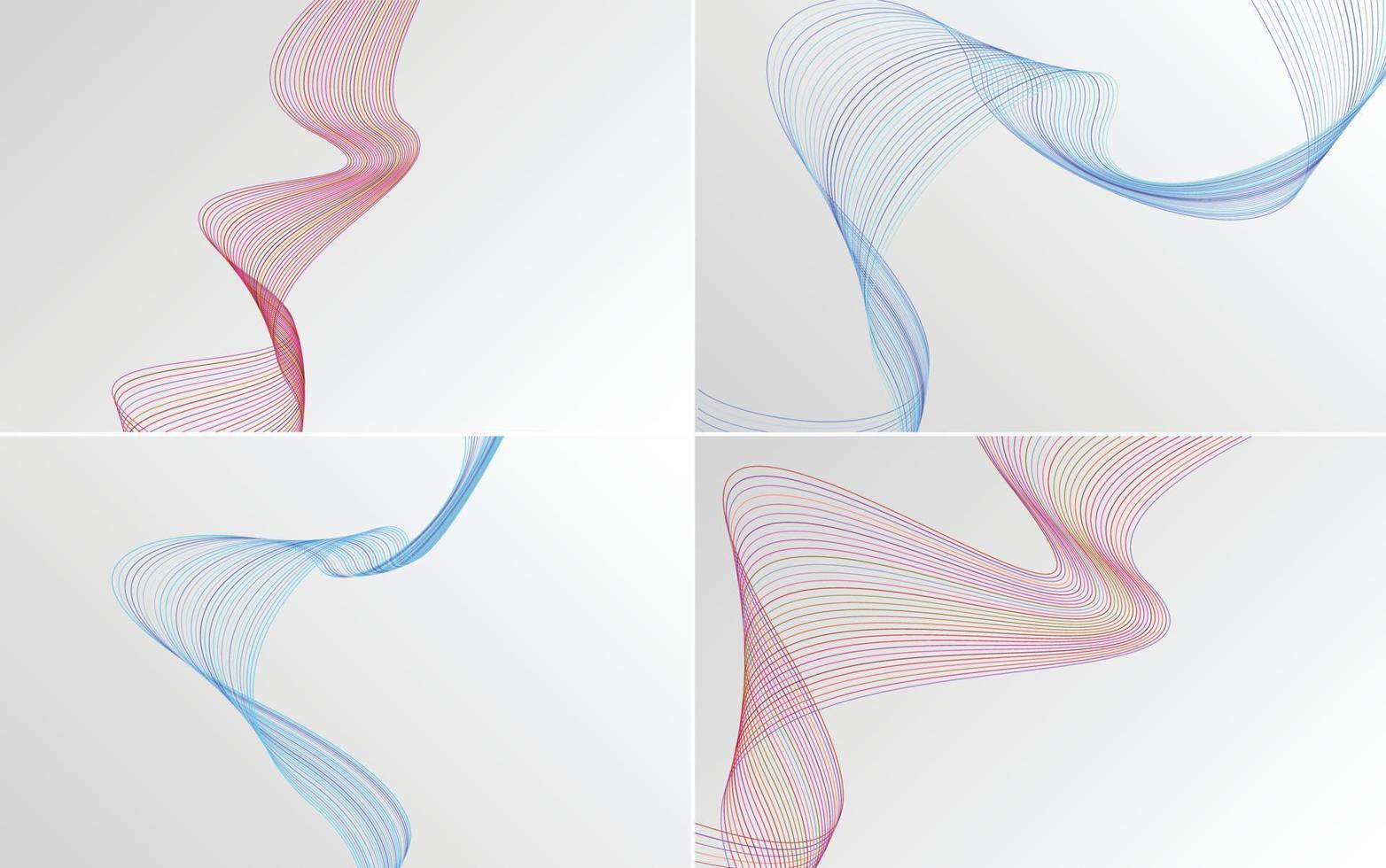 Use this pack of vector backgrounds for a stylish and elegant design