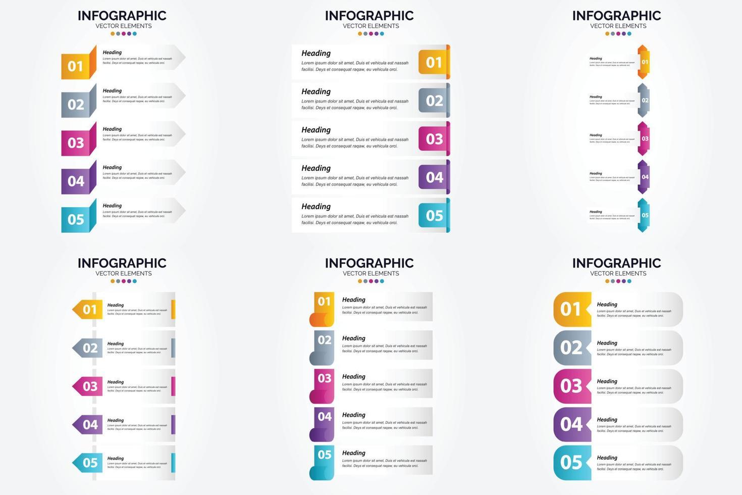 este conjunto de infografías vectoriales es perfecto para publicidad en un folleto. volantes. o revista. vector