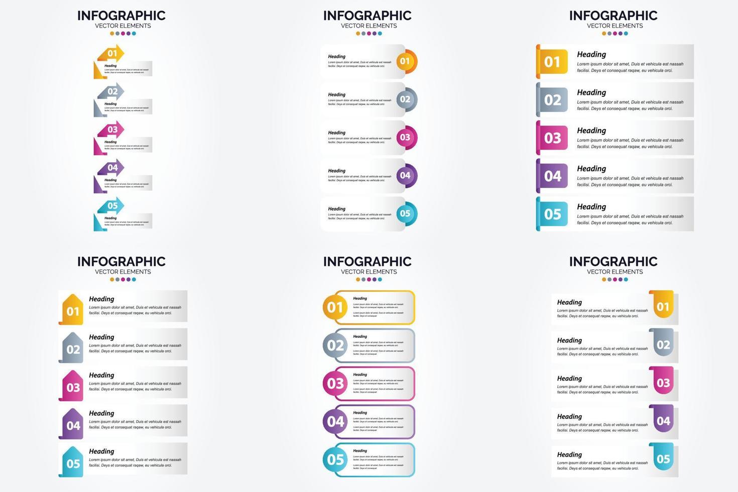 este conjunto de infografías de ilustración vectorial es perfecto para publicidad en un folleto. volantes. o revista. vector