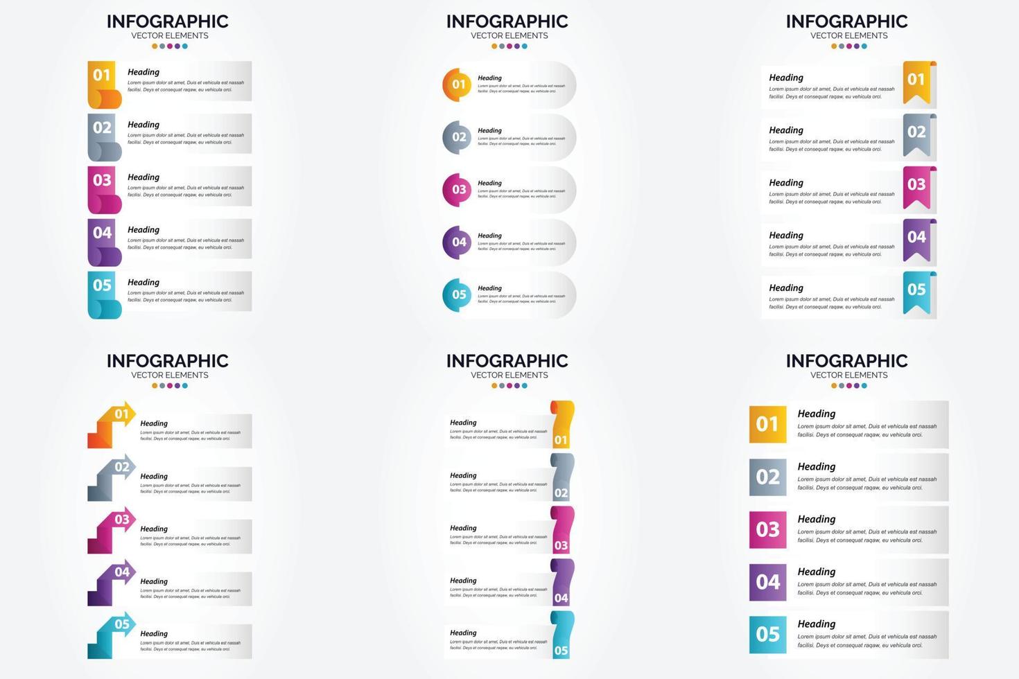 Flat design vector infographics perfect for advertising brochures. flyers. and magazines.