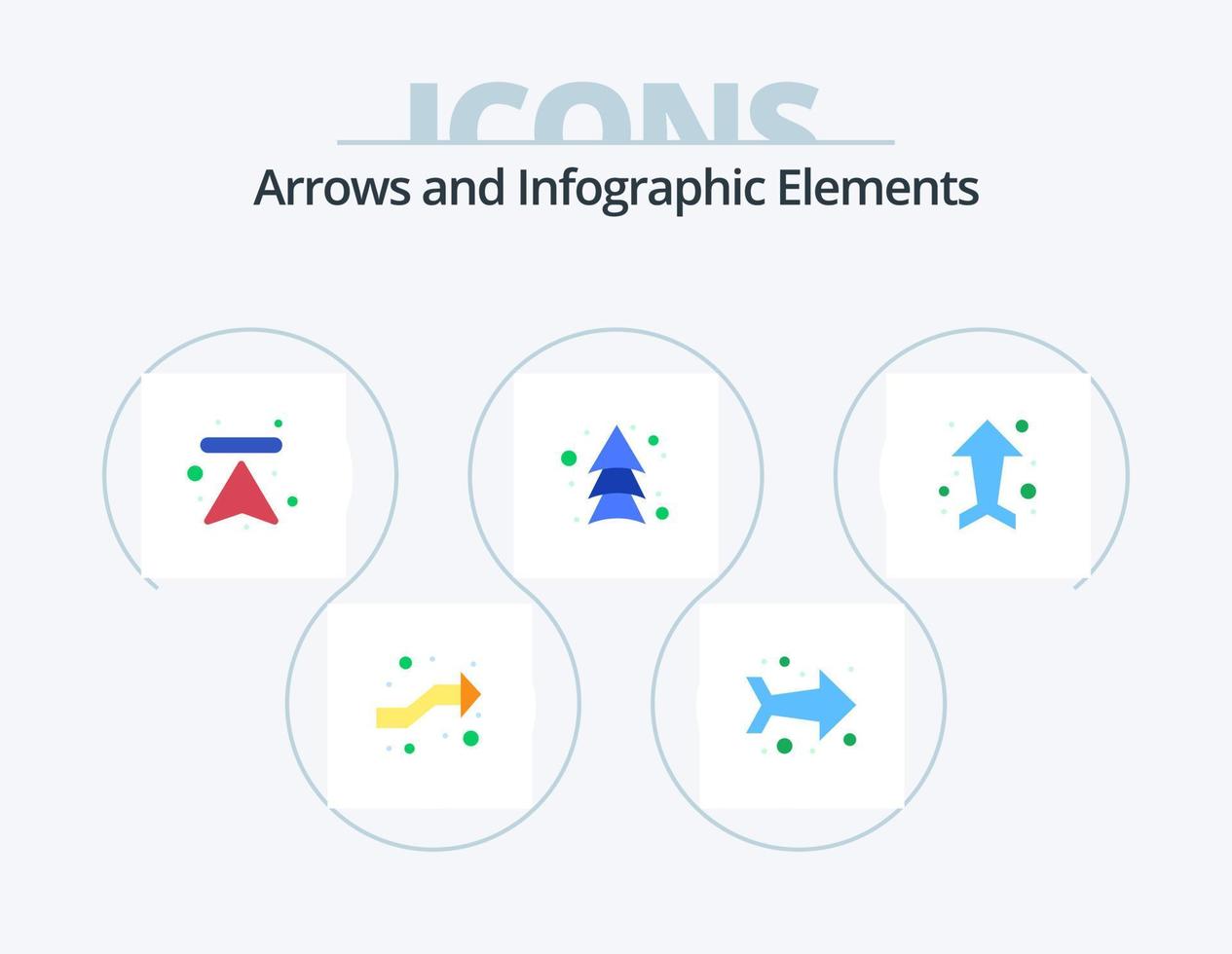 Arrow Flat Icon Pack 5 Icon Design. . . arrows. direction. arrows vector