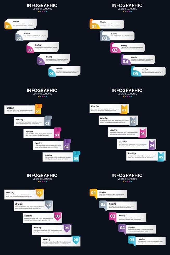Boost your business with this vector infographics pack