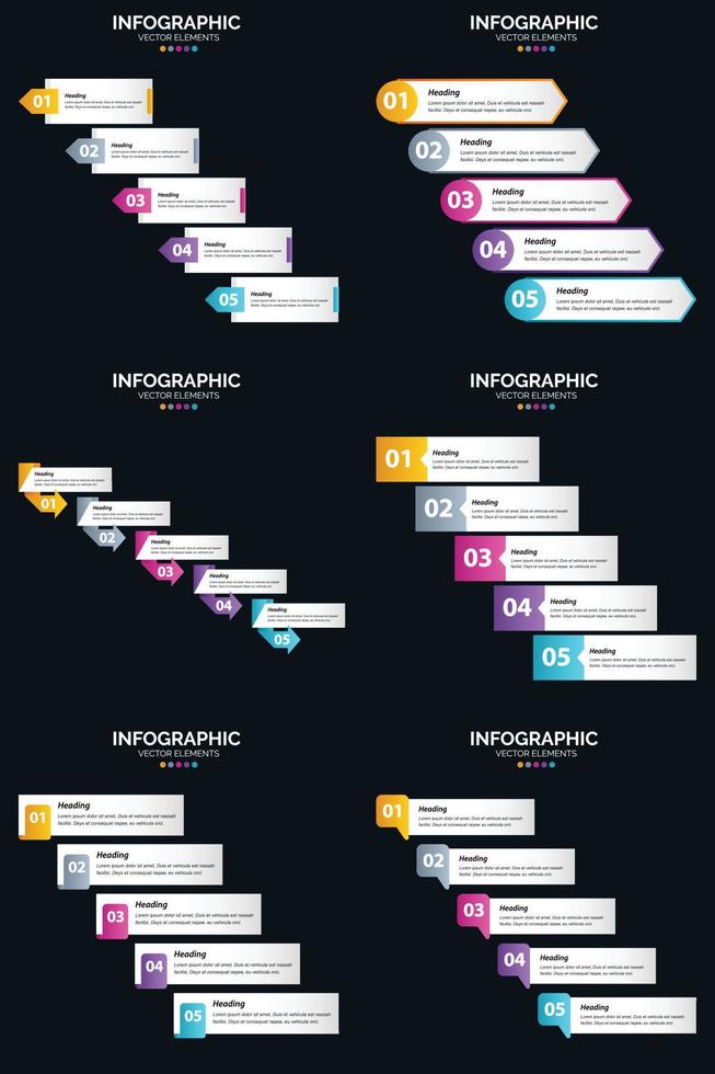 Use vector infographics in your business presentations for added impact