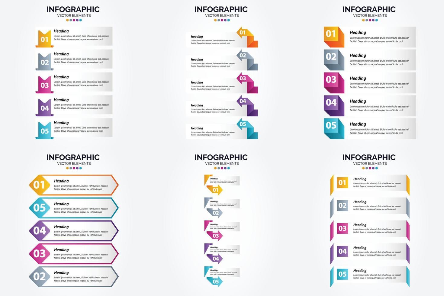 use este conjunto de infografías de ilustración vectorial para hacer su publicidad en folletos. volantes y revistas se destacan. vector