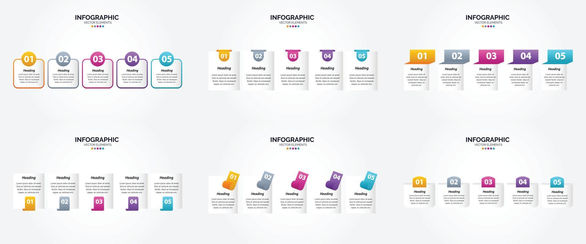 This flat design vector illustration set is ideal for creating infographics for advertising. brochures. flyers. and magazines.