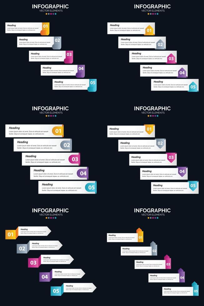 Enhance your presentation with our vector infographics pack