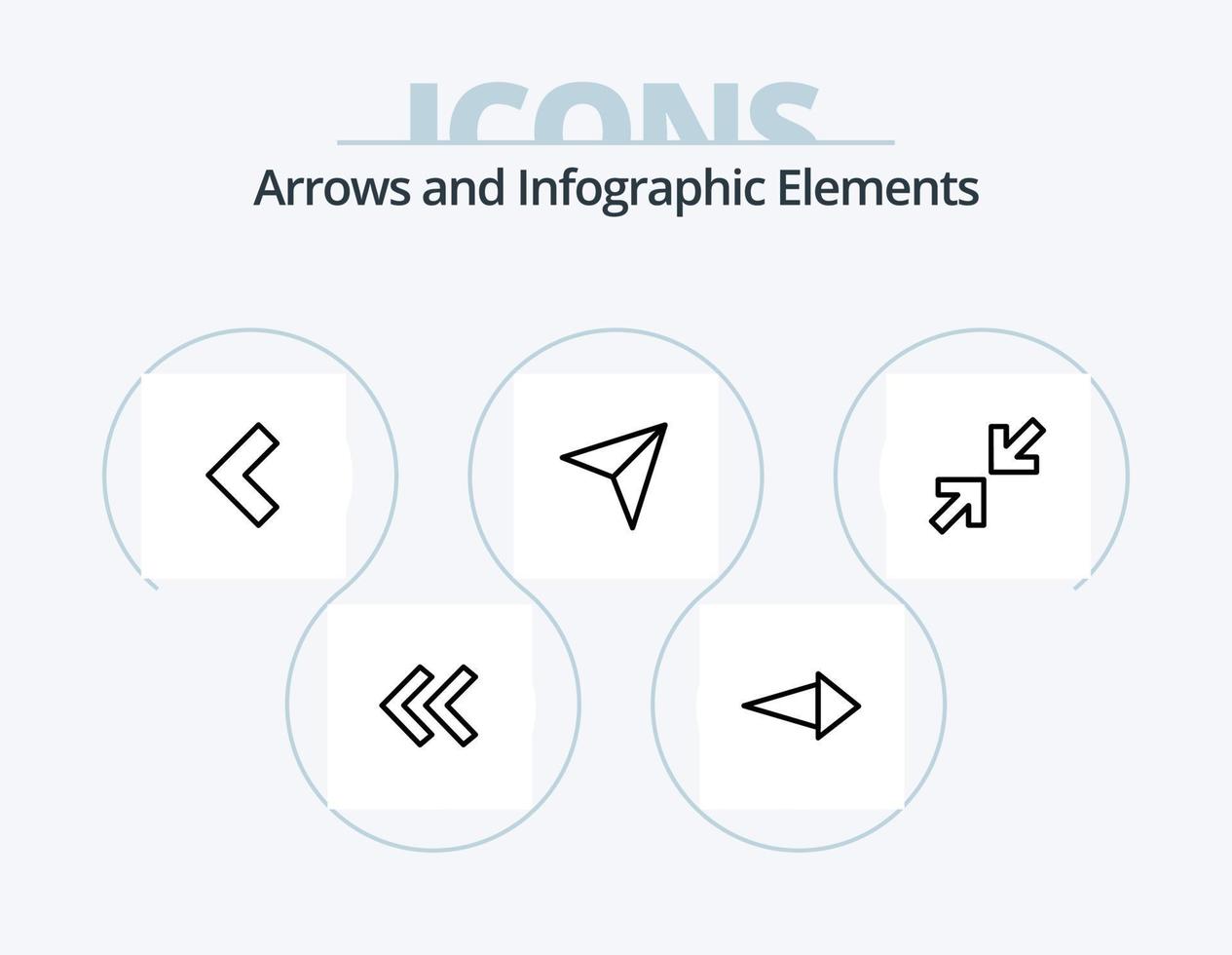 Arrow Line Icon Pack 5 Icon Design. . back. arrows. arrow. up vector