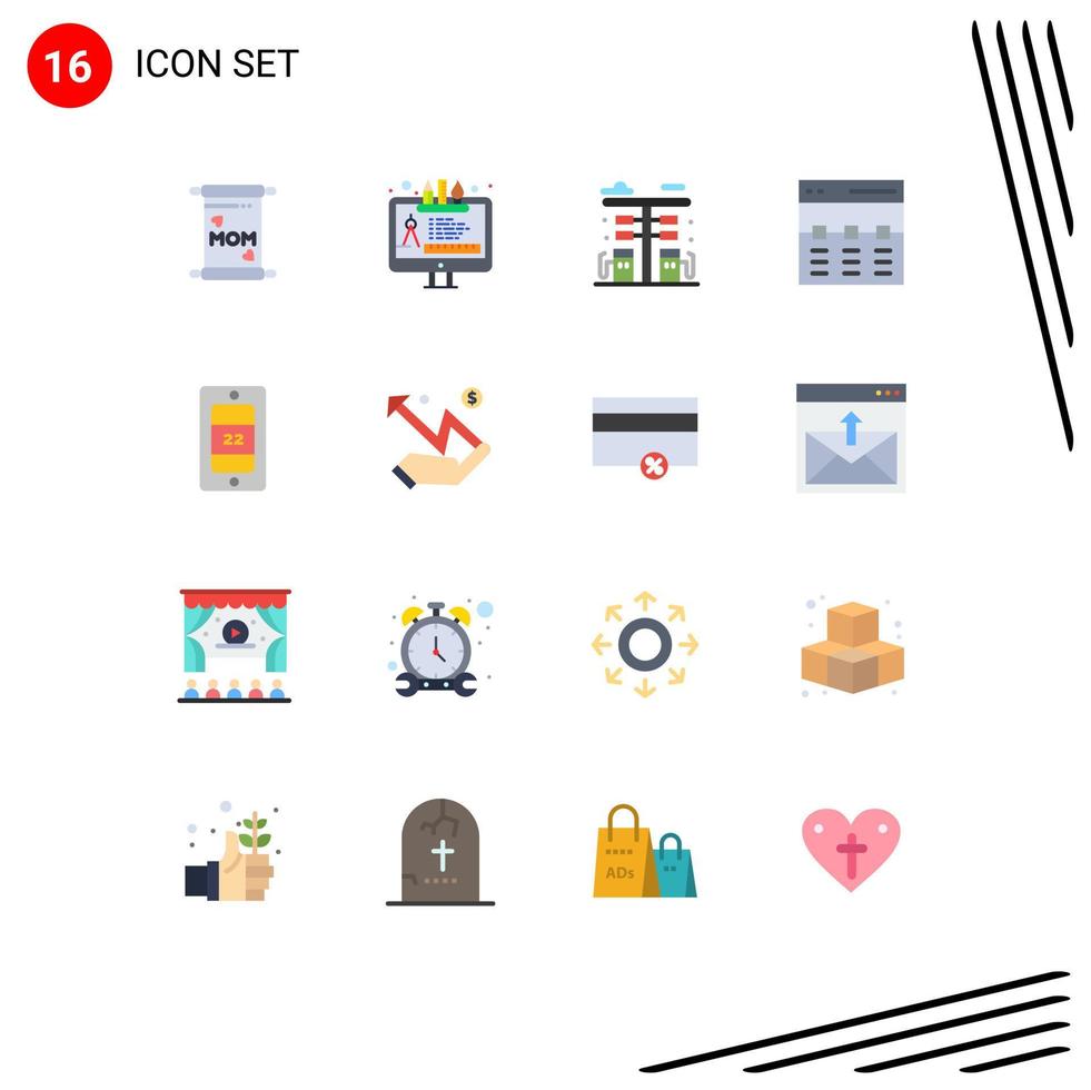 Stock Vector Icon Pack of 16 Line Signs and Symbols for mobile image cityscape hero communication Editable Pack of Creative Vector Design Elements