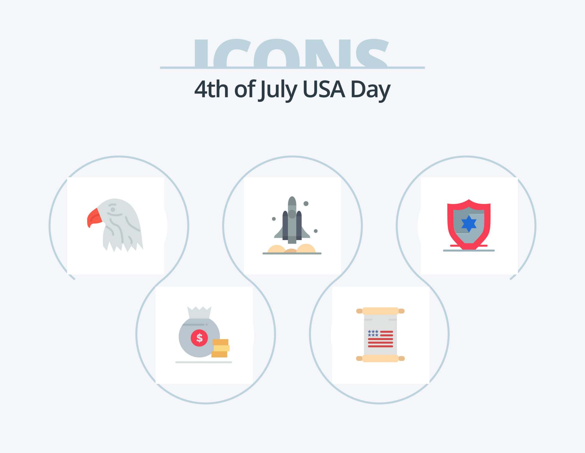Usa Flat Icon Pack 5 Icon Design. american. transport. animal. spaceship. launcher 19228617 Vector Art at Vecteezy Usa Flat Icon Pack 5 Icon Design. american. transport. animal. spaceship. launcher 19228617 Vector Art at Vecteezy