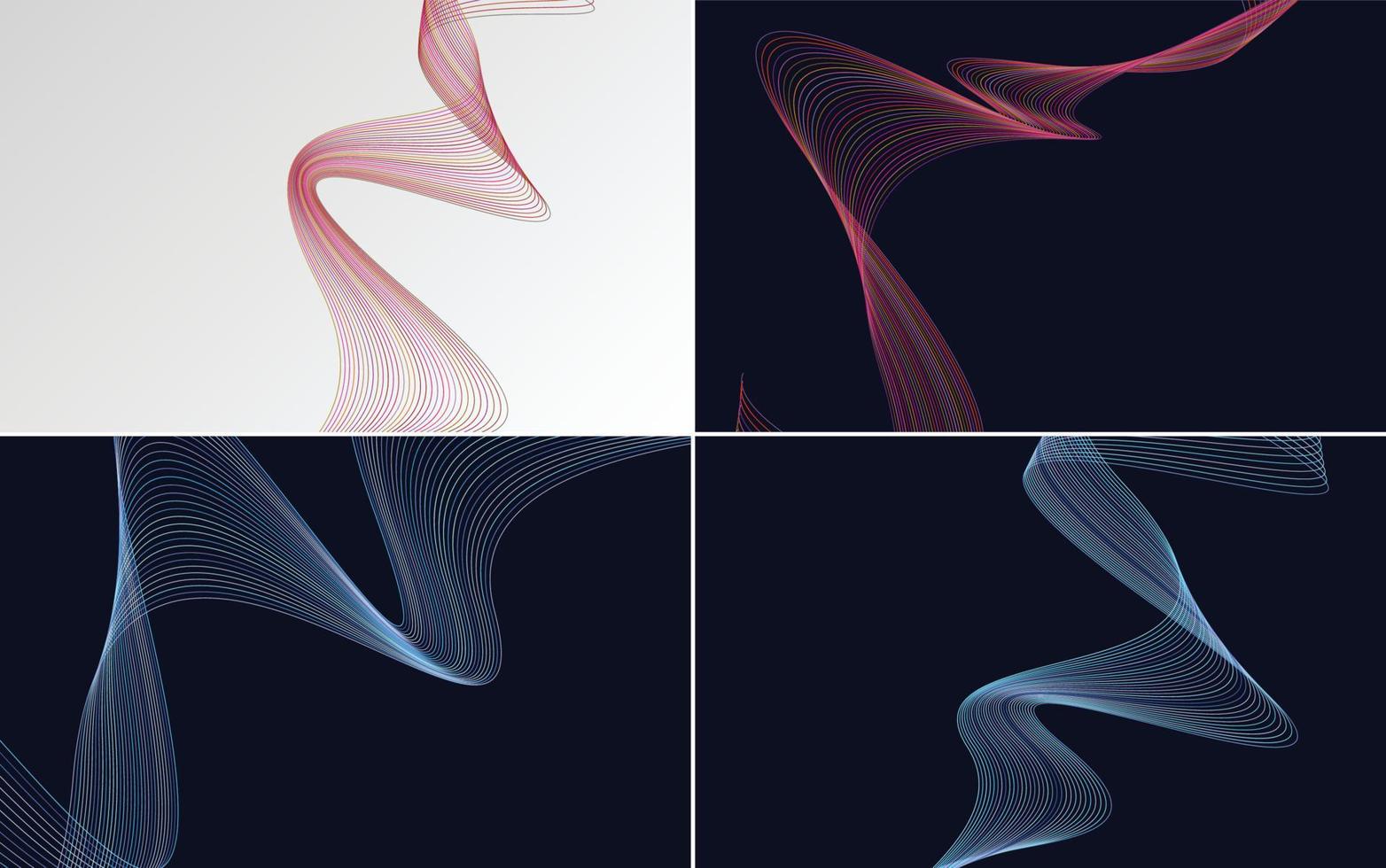 Add visual interest to your presentation with this vector background pack