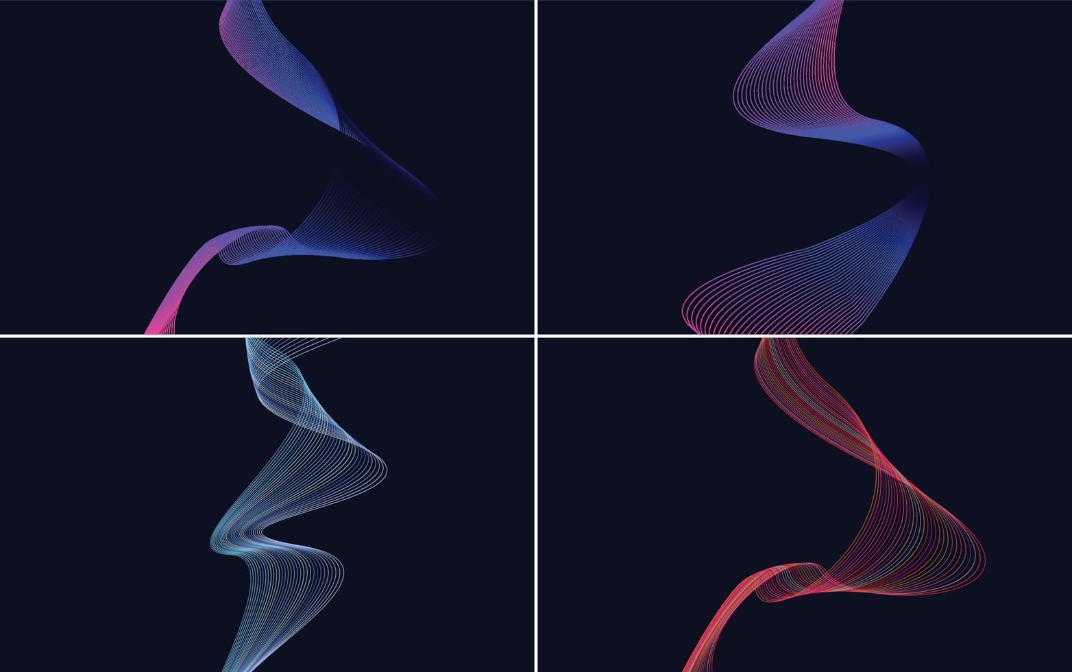 Add a touch of sophistication to your presentation with this vector background pack