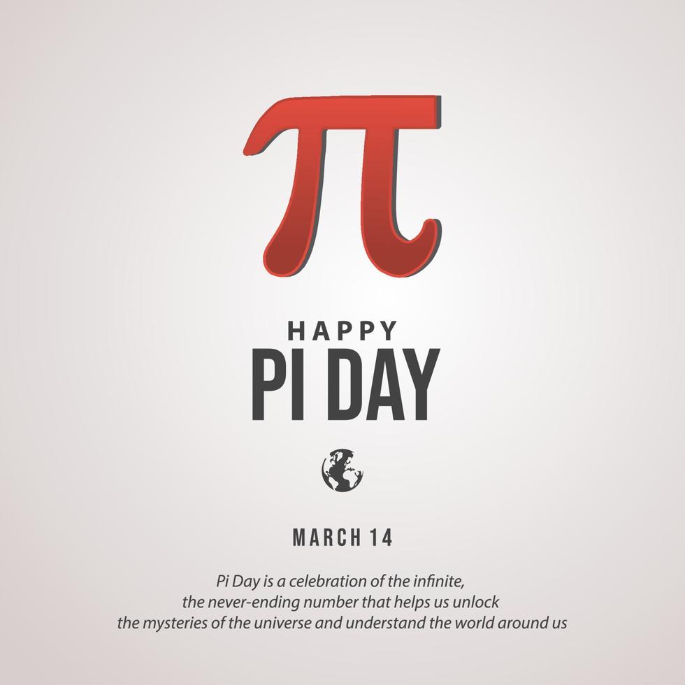 Happy National Pi Day. March 14. Banner vector
