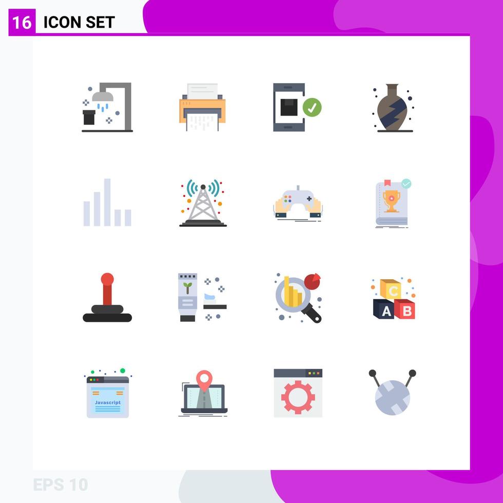 Stock Vector Icon Pack of 16 Line Signs and Symbols for living shipping file device check Editable Pack of Creative Vector Design Elements