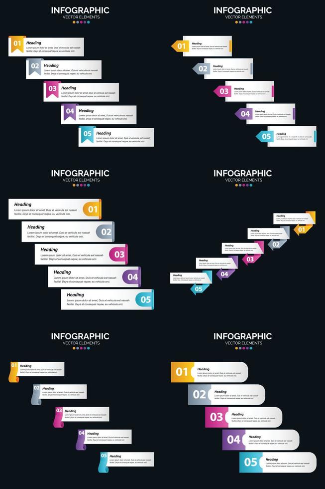 Present your business concepts with vector infographics and timelines