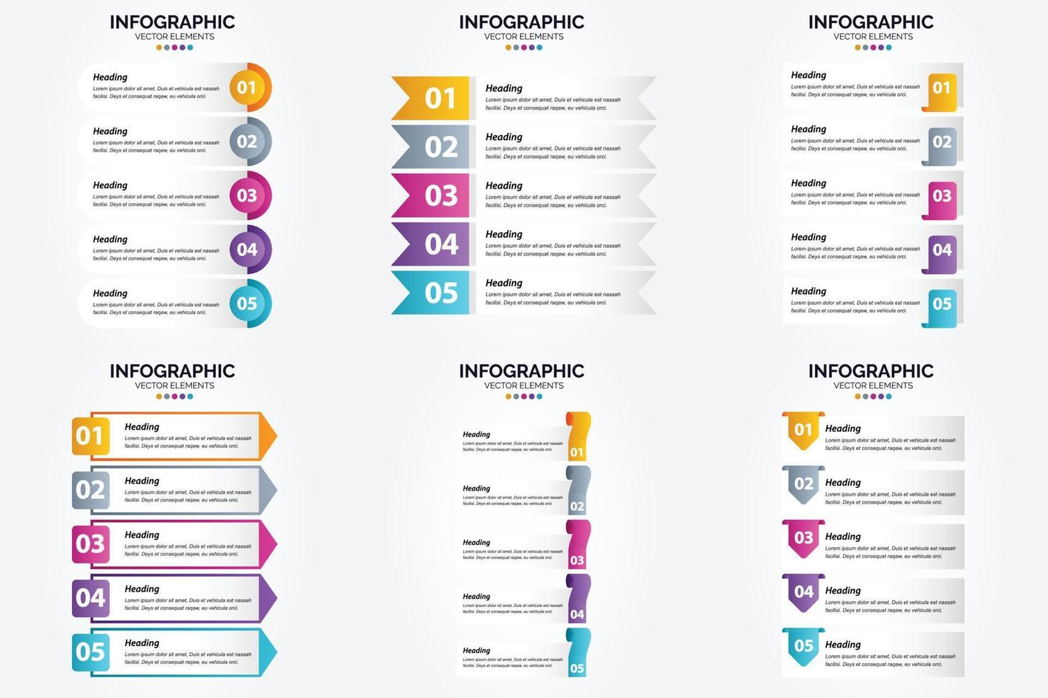 este conjunto de infografías vectoriales es perfecto para publicidad en un folleto. volantes. o revista. vector