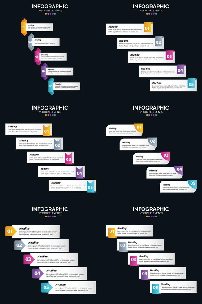 ilustrar ideas complejas con infografías vectoriales y diagramas de ciclo vector