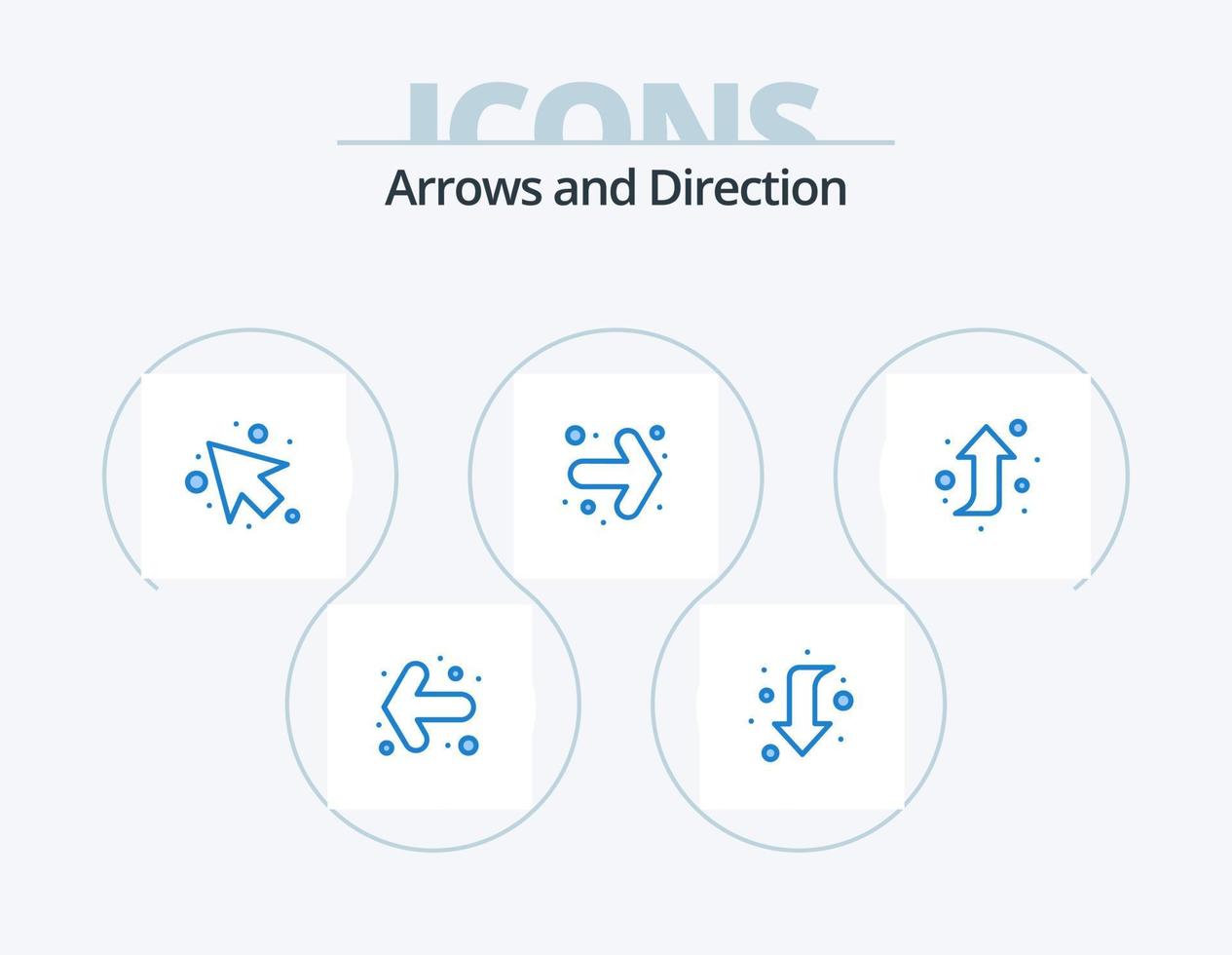 Arrow Blue Icon Pack 5 Icon Design. . right up. up. forward. right vector