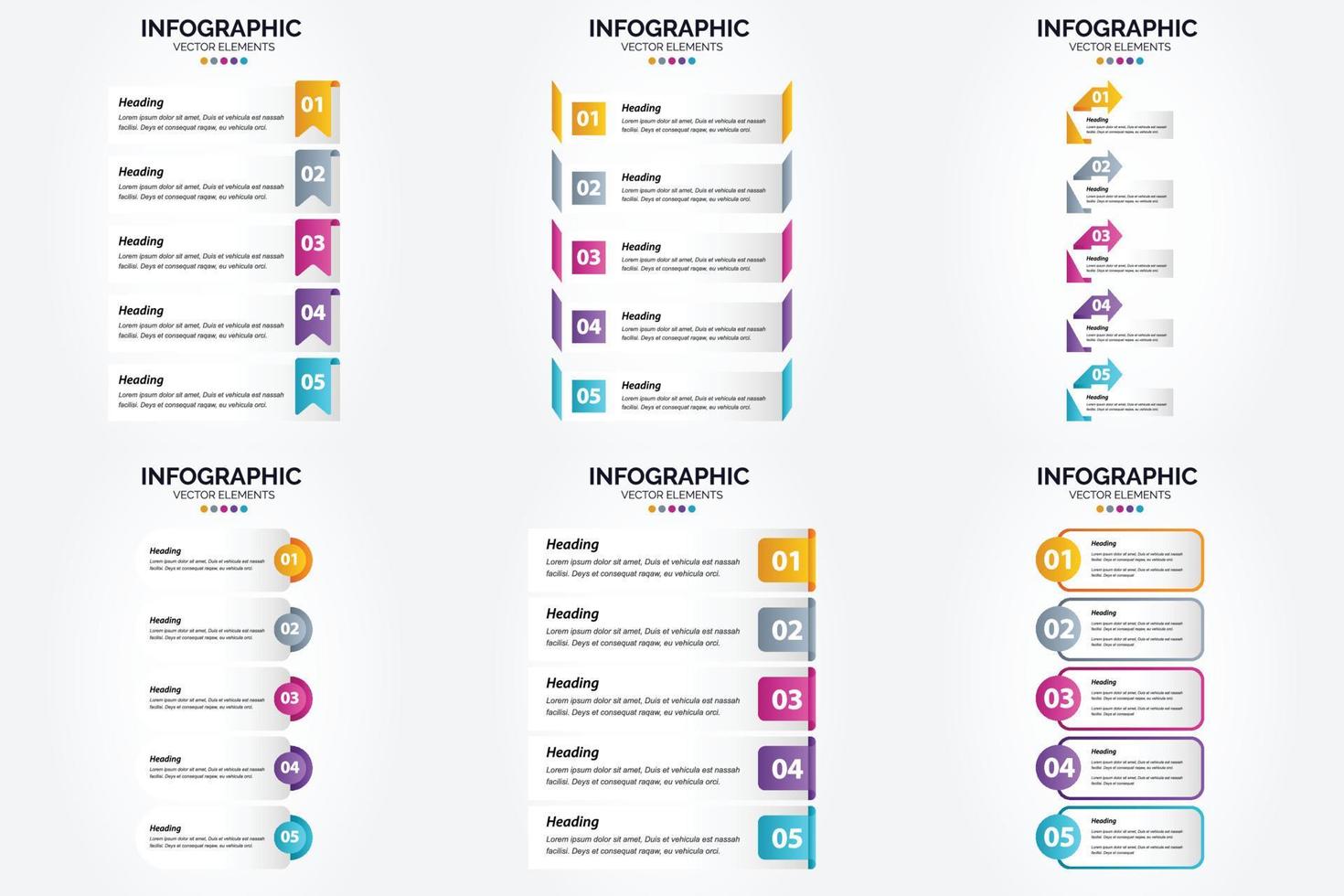 This vector infographics set is perfect for advertising in a brochure. flyer. or magazine.