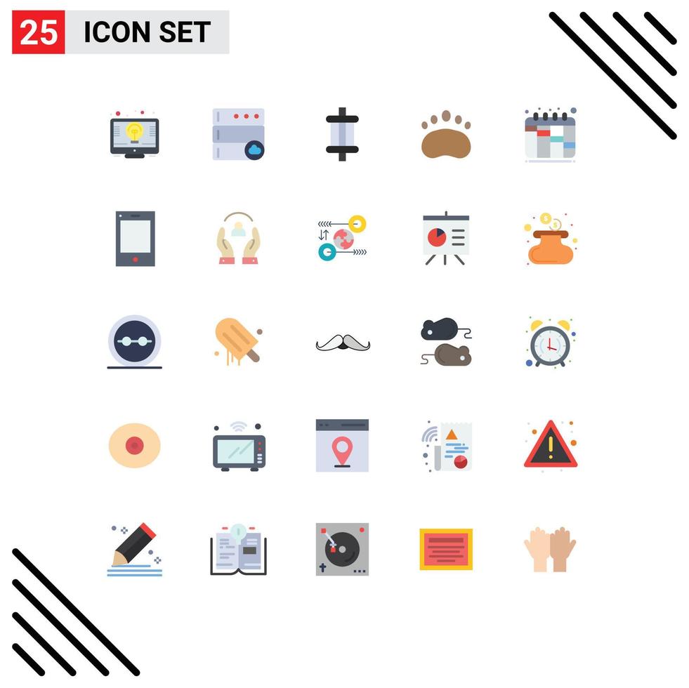 Stock Vector Icon Pack of 25 Line Signs and Symbols for planning zoology car science education Editable Vector Design Elements