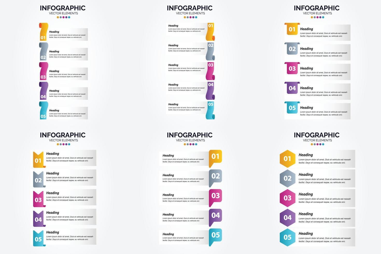 Use this set of vector illustration infographics for advertising in a brochure. flyer. or magazine.