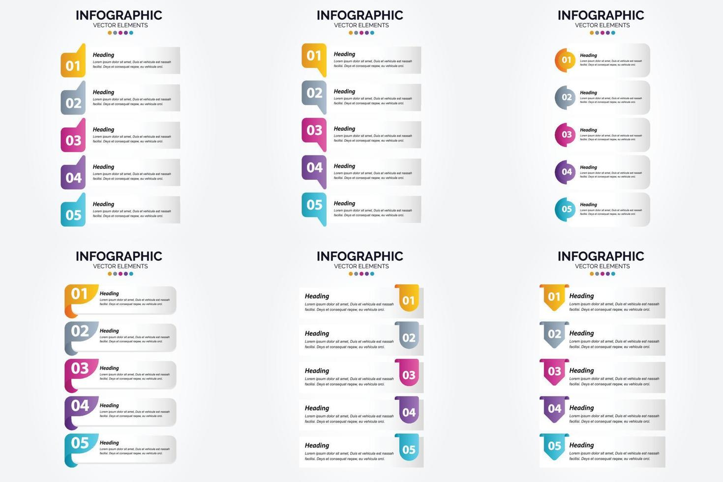 estas infografías de ilustración vectorial son ideales para publicidad en un folleto. volantes. o revista. vector