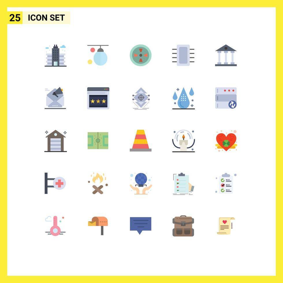 25 Creative Icons Modern Signs and Symbols of banking gadget training devices board Editable Vector Design Elements