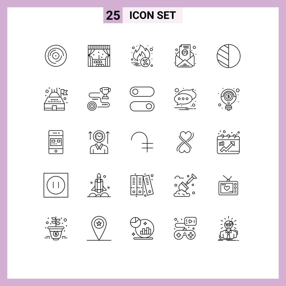 25 Universal Line Signs Symbols of building photo hot sale editing newsletter Editable Vector Design Elements