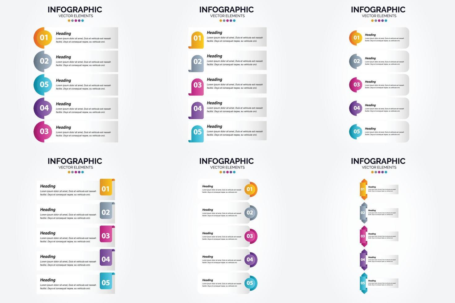 This vector infographics set is perfect for advertising your business in brochures. flyers. and magazines.