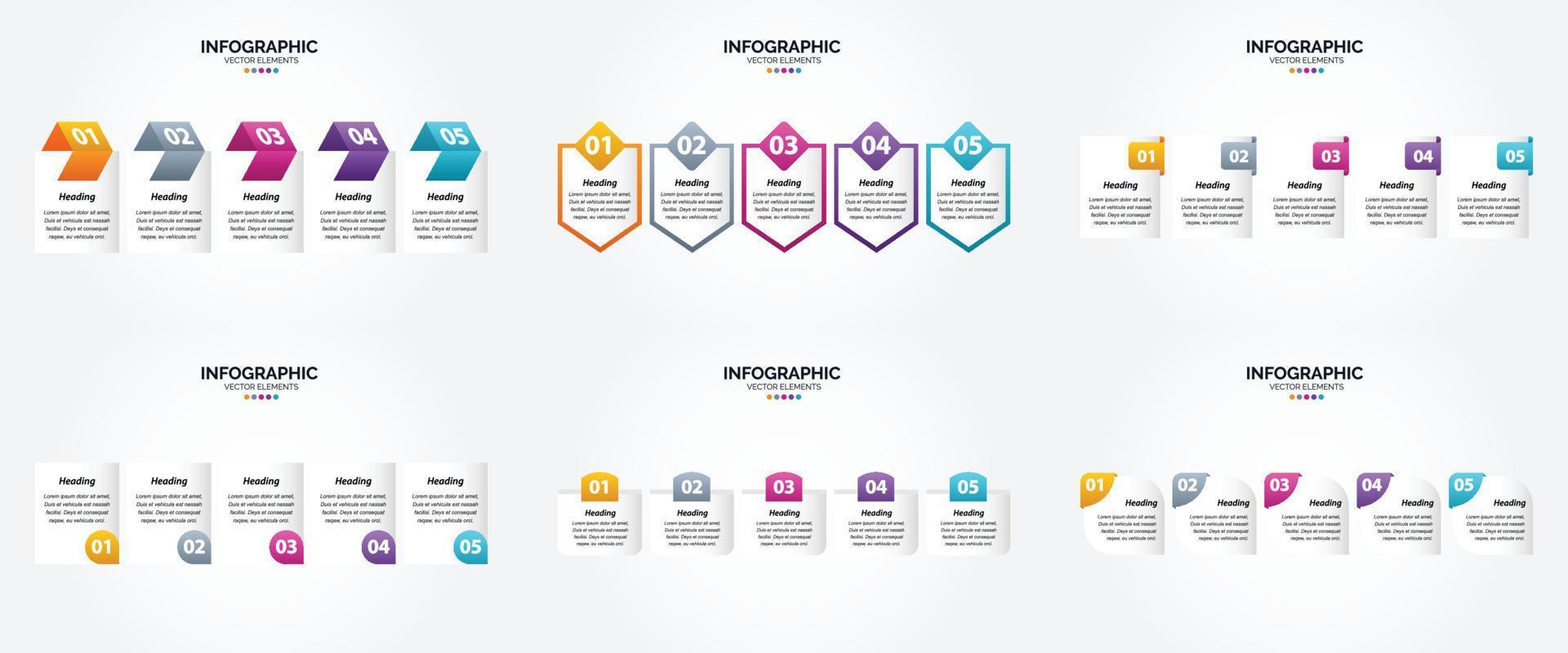 Use these vector illustrations to create unique infographics for advertising. brochures. flyers. and magazines.