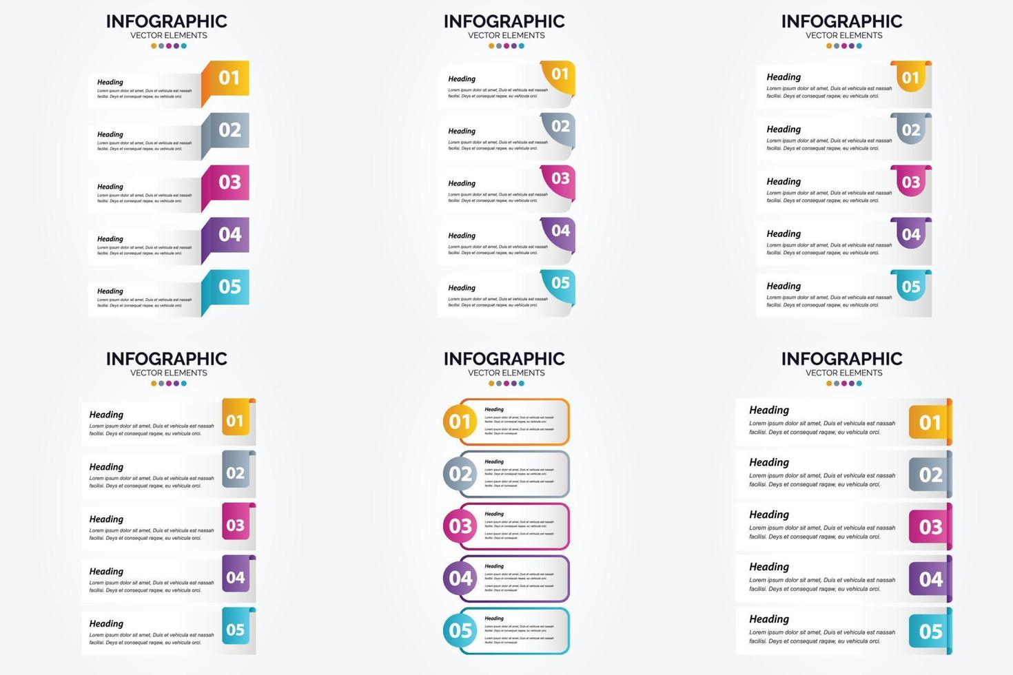 Utilice este conjunto de infografías de ilustración vectorial para publicidad en un folleto. volantes. o revista. vector