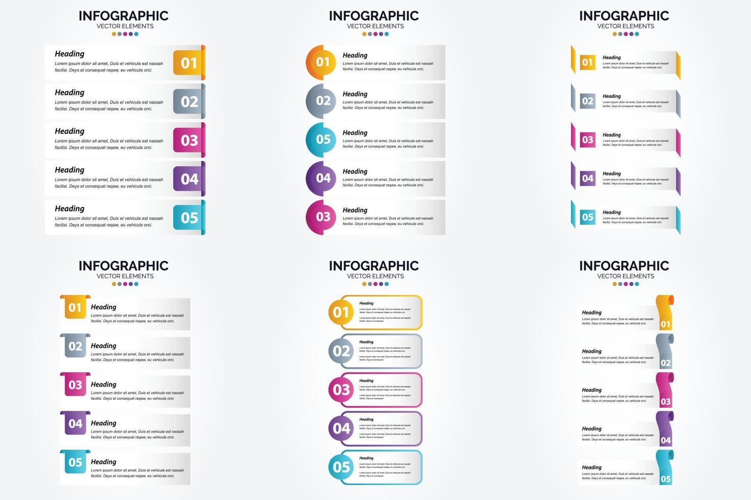 Use this set of vector infographics for advertising in a brochure. flyer. or magazine.