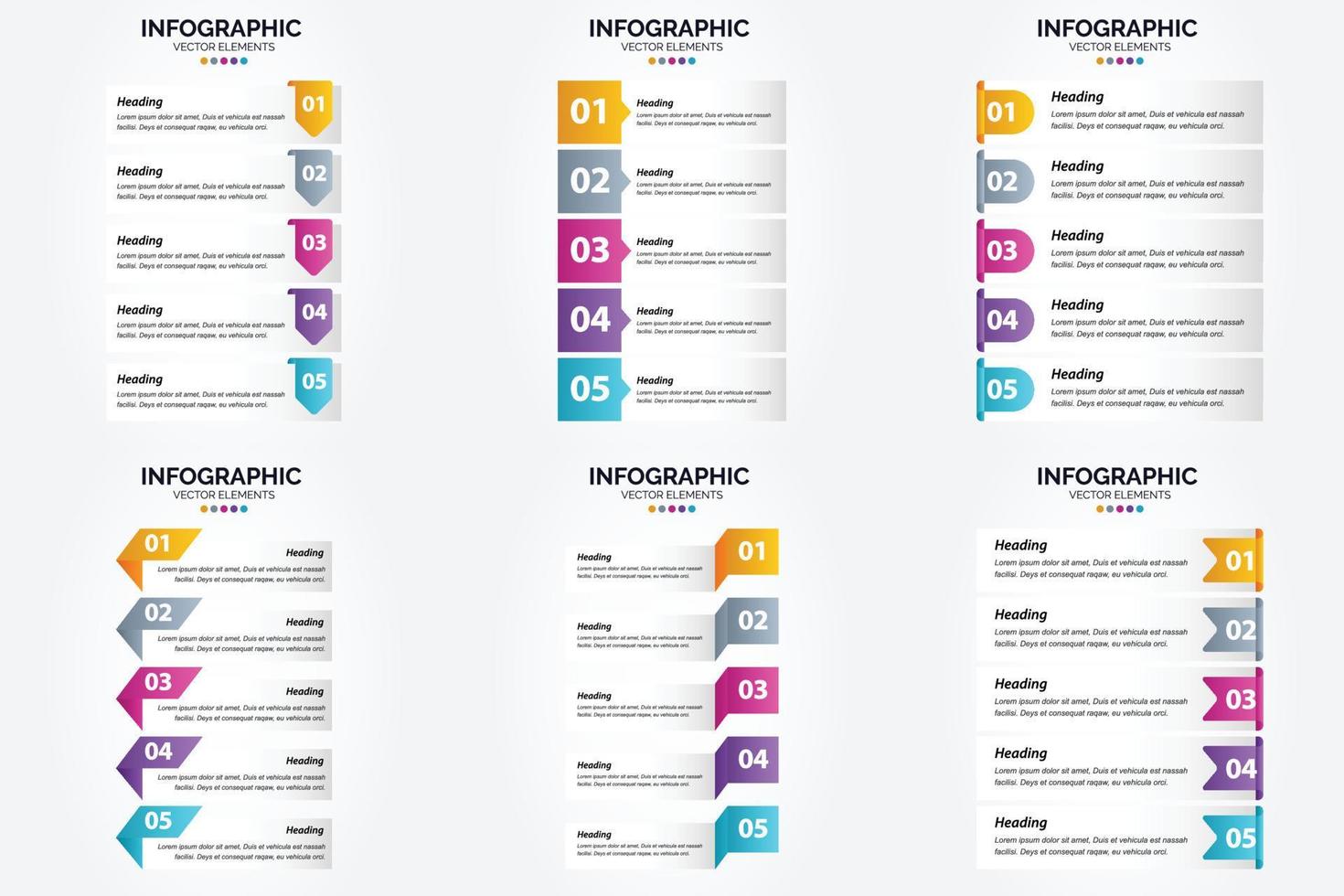 este conjunto de infografías vectoriales es perfecto para publicidad en un folleto. volantes. o revista. vector