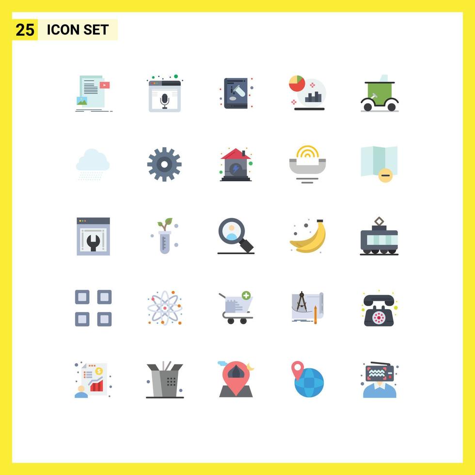 25 Creative Icons Modern Signs and Symbols of grown analysis podcast experiment chemistry Editable Vector Design Elements