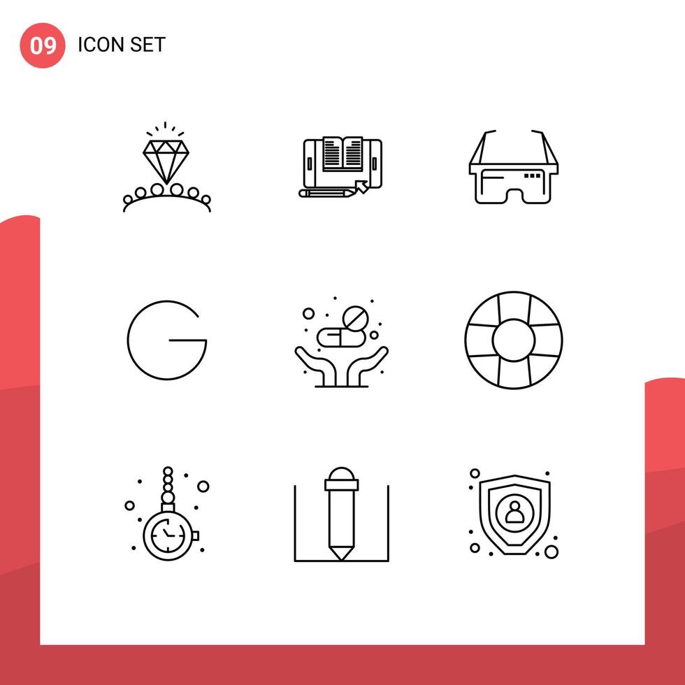 9 Thematic Vector Outlines and Editable Symbols of medicine crypto tranfer coin eye Editable Vector Design Elements