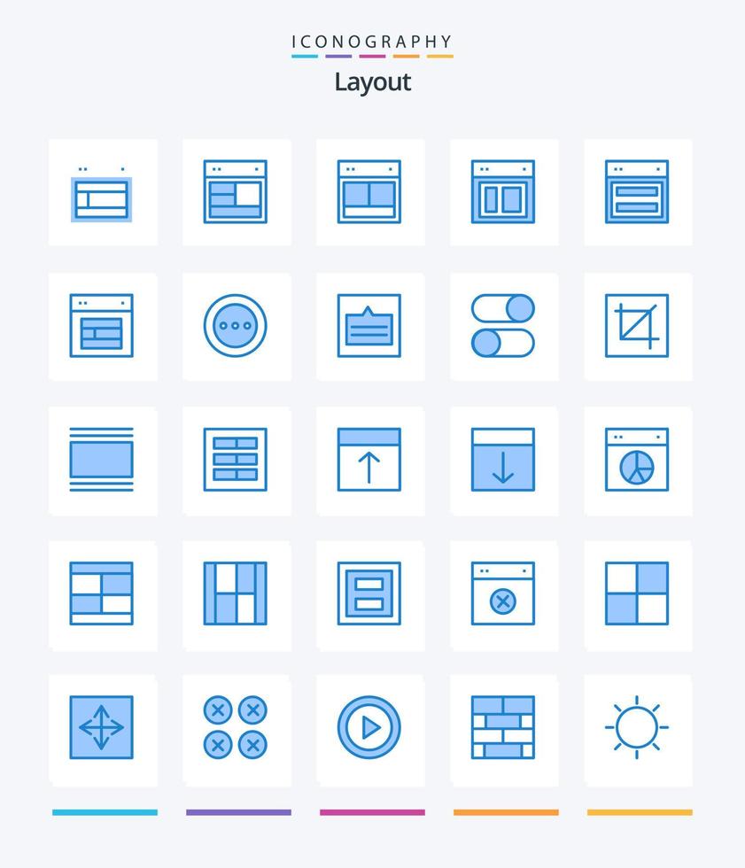 Creative Layout 25 Blue icon pack  Such As loading. ellipsis. order. wireframe. links vector