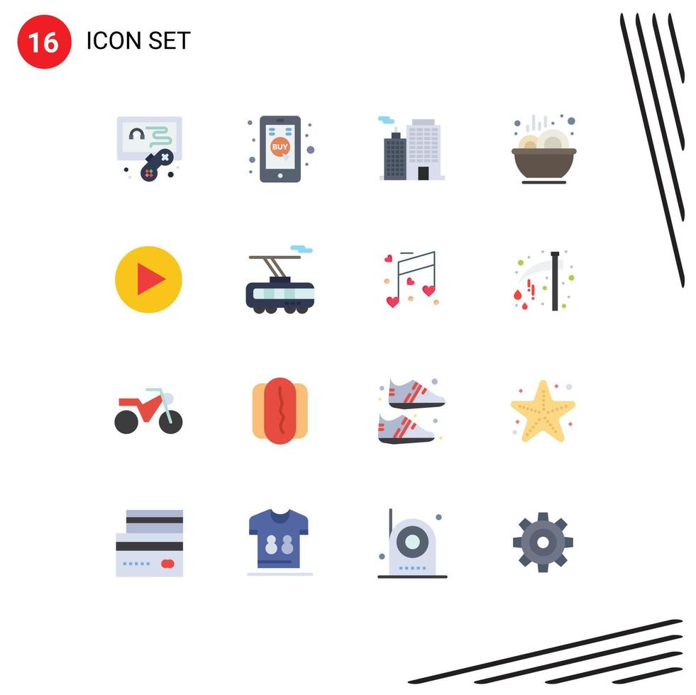 paquete de iconos de vector de stock de 16 signos y símbolos de línea para educación escolar inteligente estofado de alimentos paquete editable de elementos creativos de diseño de vectores