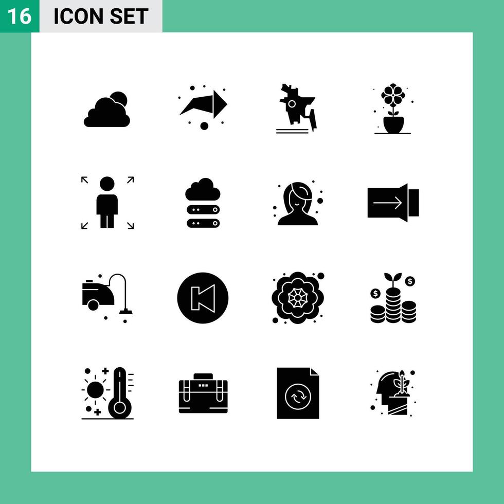 paquete de iconos de vector de stock de 16 signos y símbolos de línea para elementos de diseño de vector editable de tulipán de crecimiento de país de bangladesh de gran oportunidad