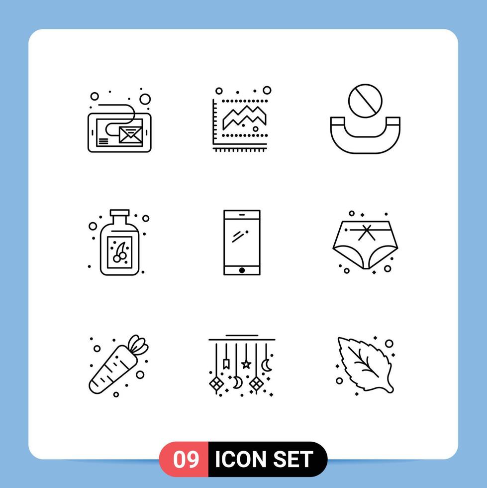 9 Outline concept for Websites Mobile and Apps huawei smart phone call phone fruit Editable Vector Design Elements