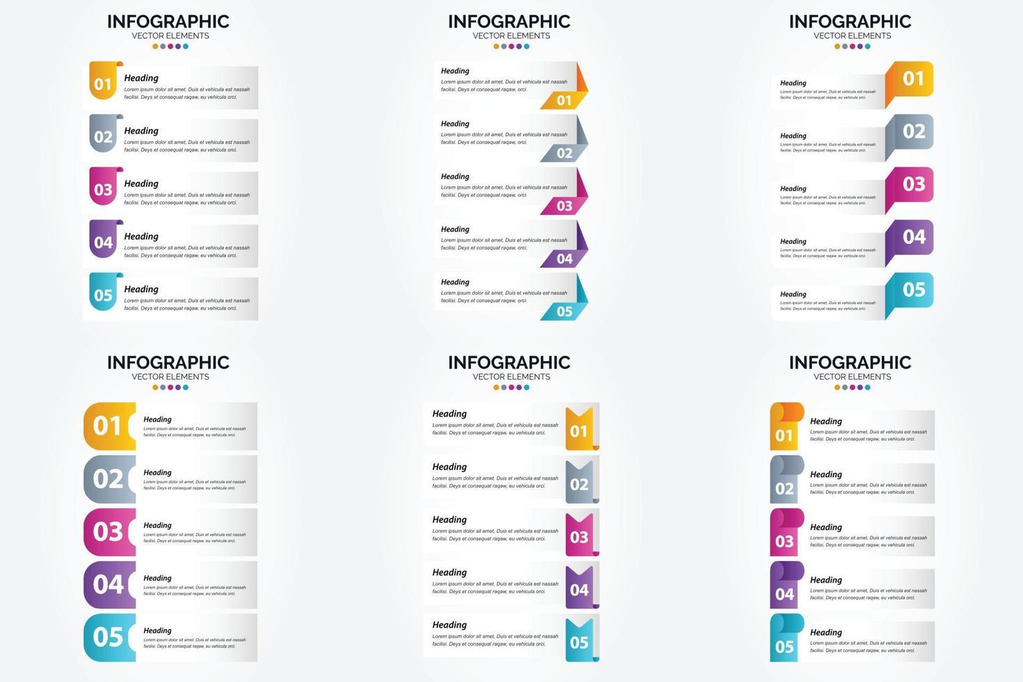 Vector illustration infographics set in flat design for advertising in brochures. flyers. and magazines.