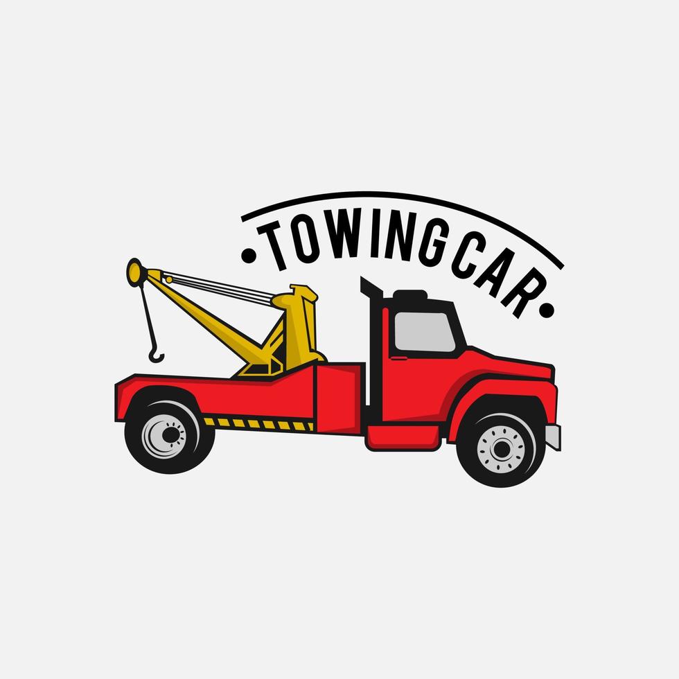 car tow truck emblems, labels and design elements,pickup truck logos, emblems and icons. Car service logotype design. Tow and wrecker truck. Pickup with snow plow. vector
